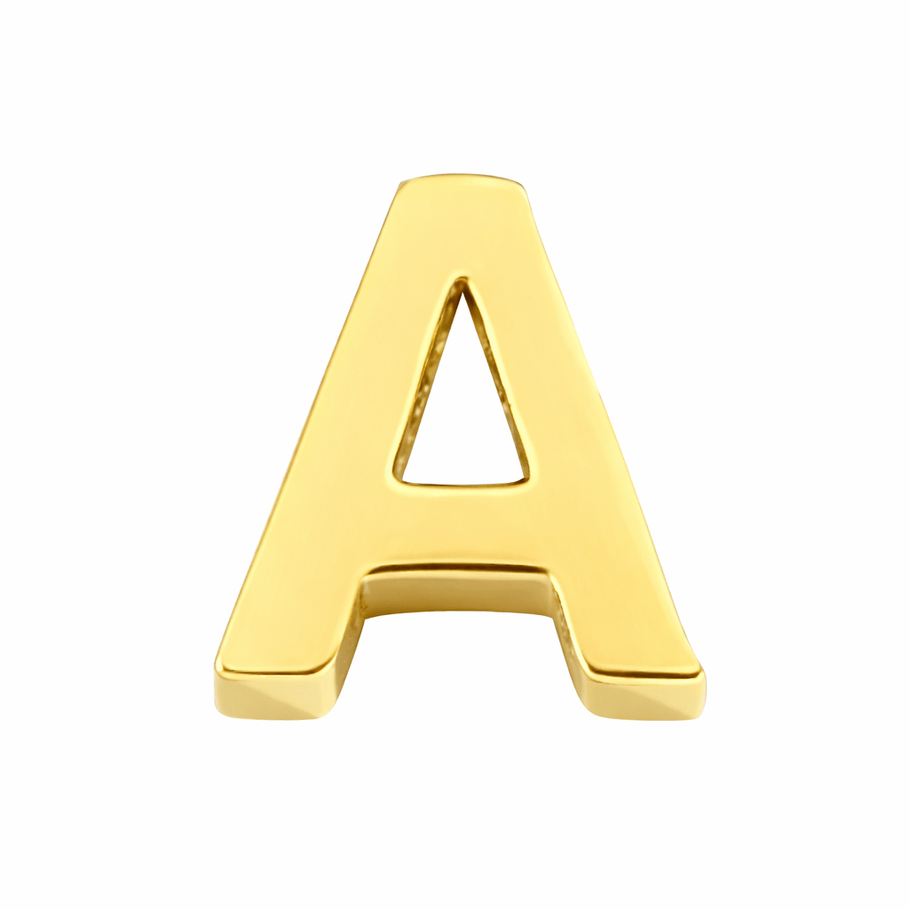 Initial Threader Charm - Luisa Luxe gold jewellery