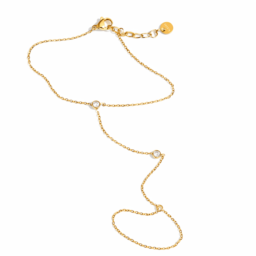 Ivy Hand Chain - Luisa Luxe gold jewellery