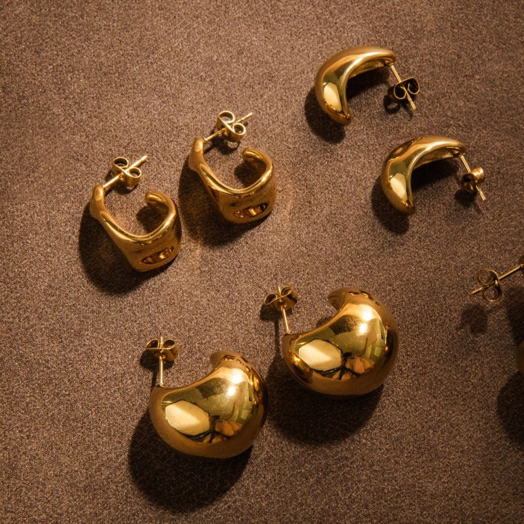 Jade Earrings - Luisa Luxe gold jewellery