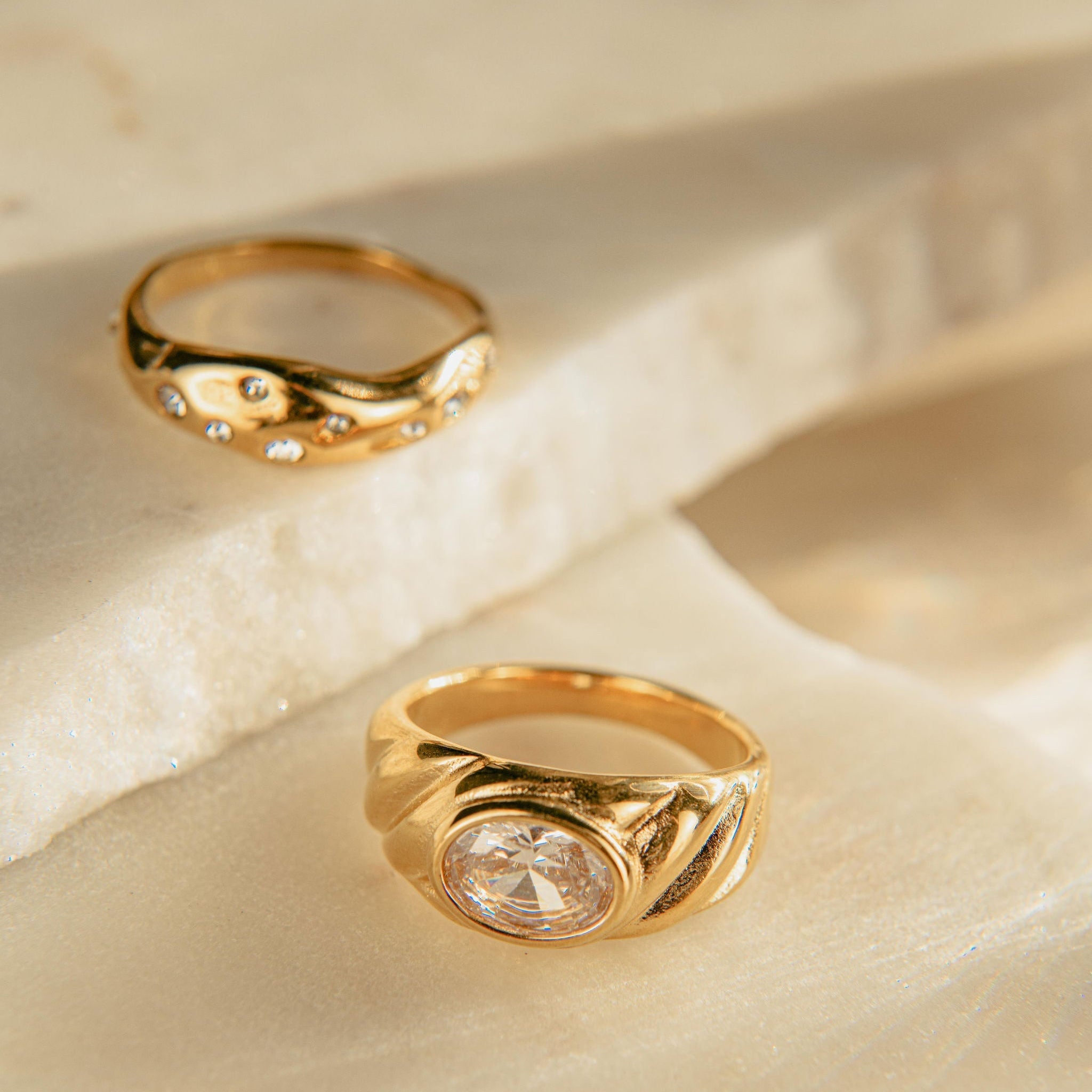 Jai Ring - Luisa Luxe gold jewellery