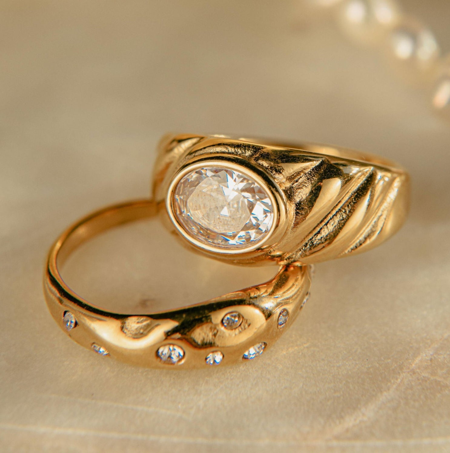 Jai Ring - Luisa Luxe gold jewellery