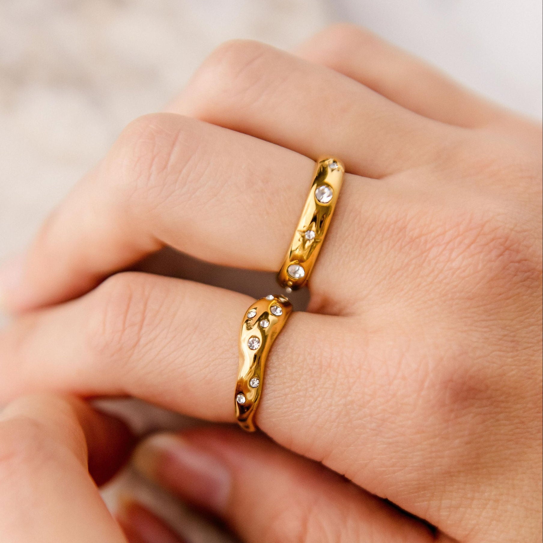 Jai Ring - Luisa Luxe gold jewellery