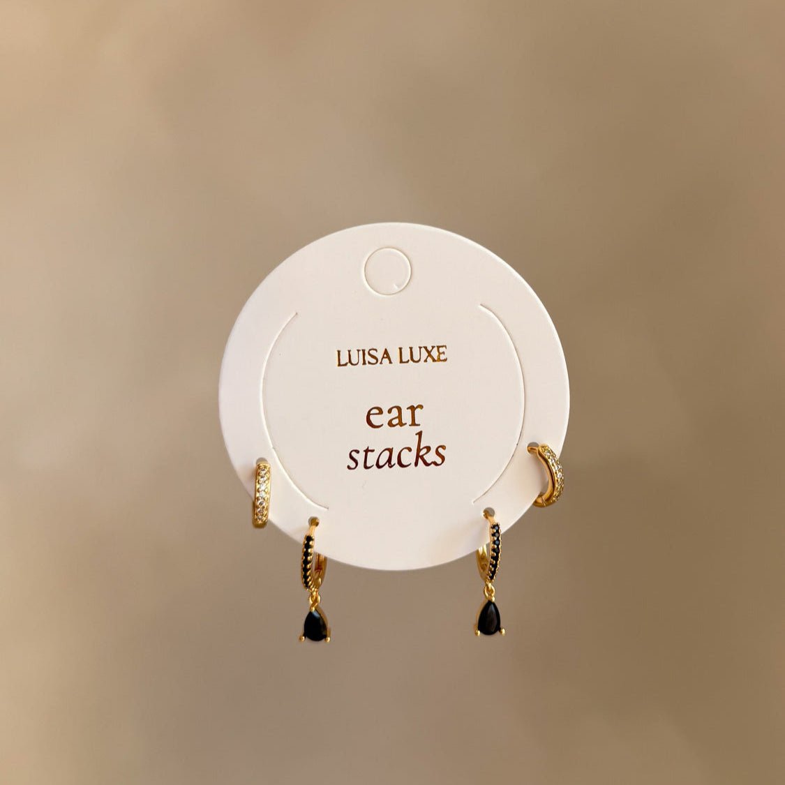 Jaz & Chey Earring Stack - Luisa Luxe gold jewellery
