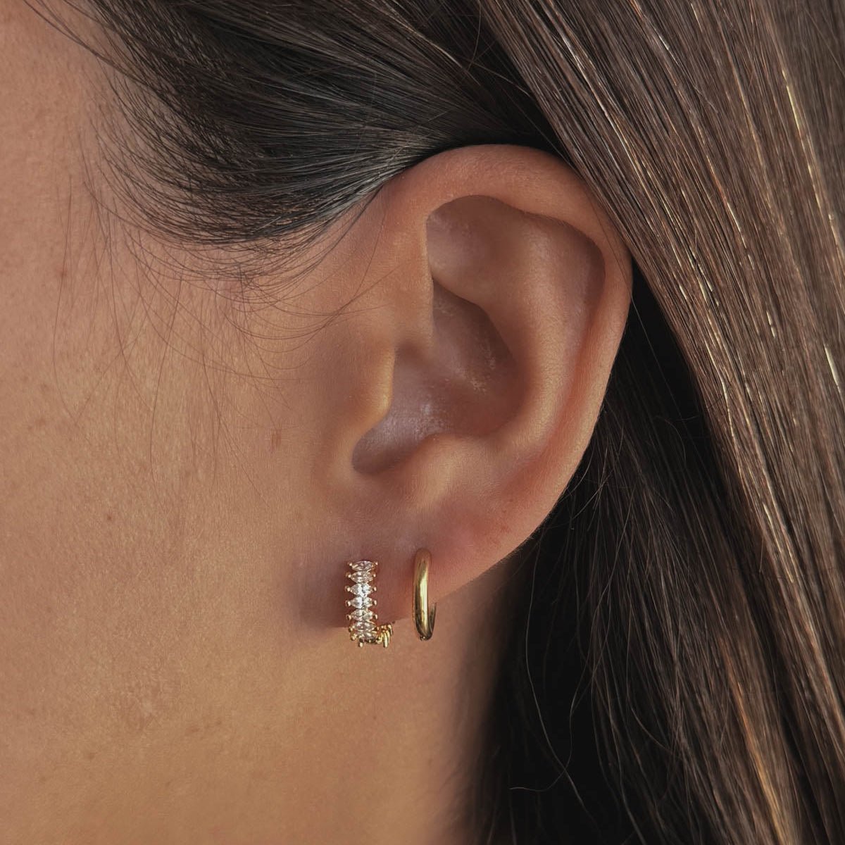 Lizzie & Dolly Earring Stack - Luisa Luxe gold jewellery