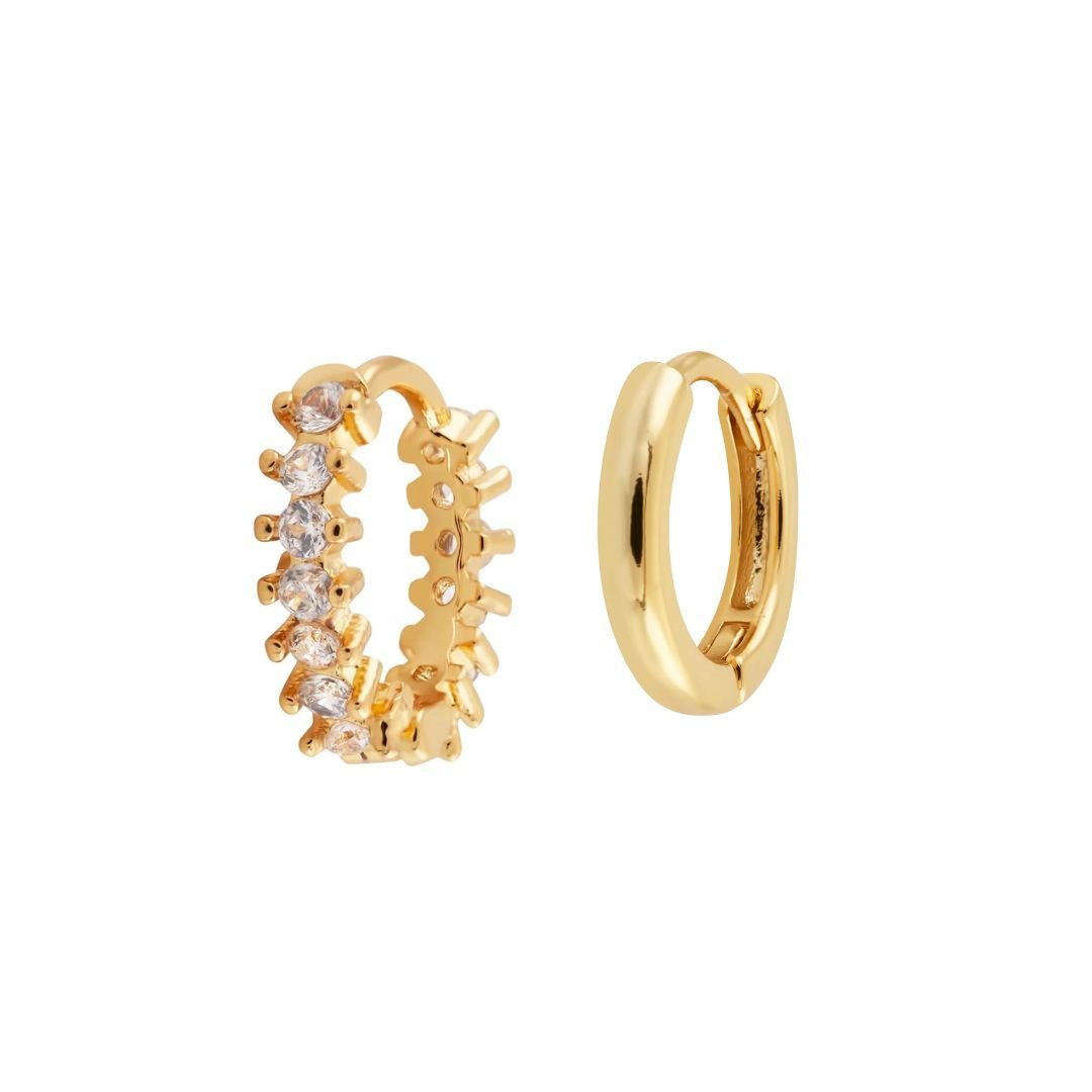 Lizzie & Dolly Earring Stack - Luisa Luxe gold jewellery