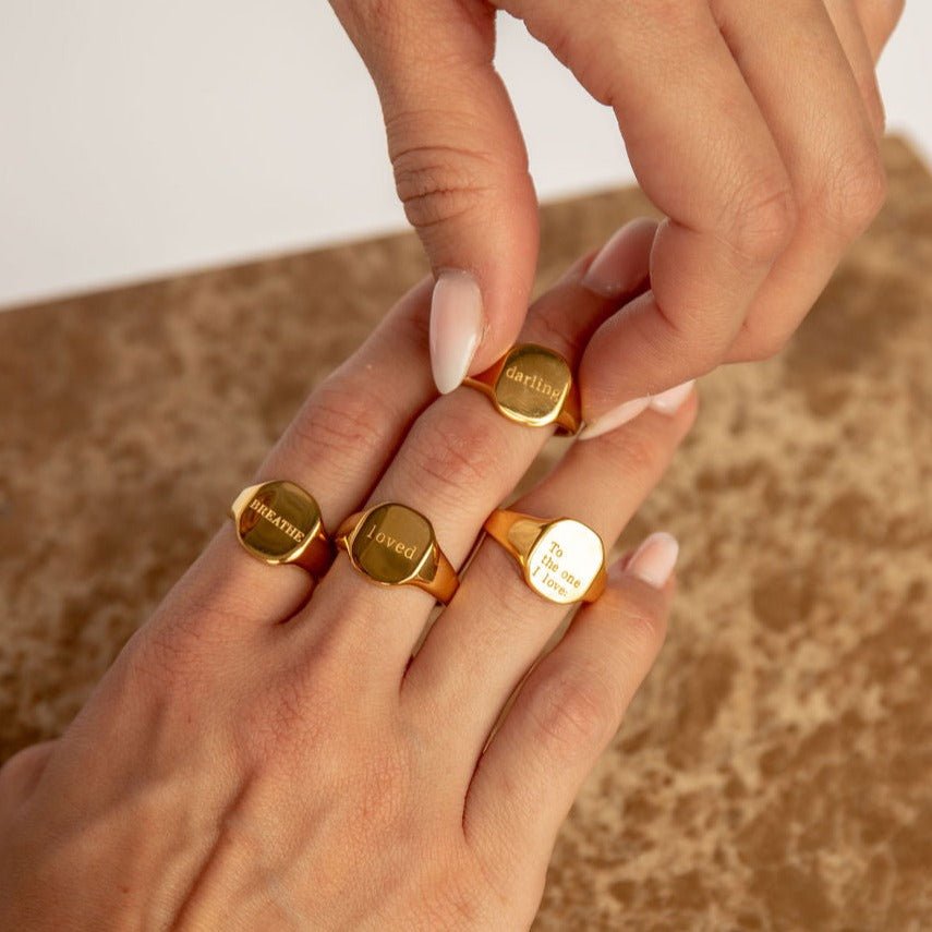 Loved Ring - Luisa Luxe gold jewellery