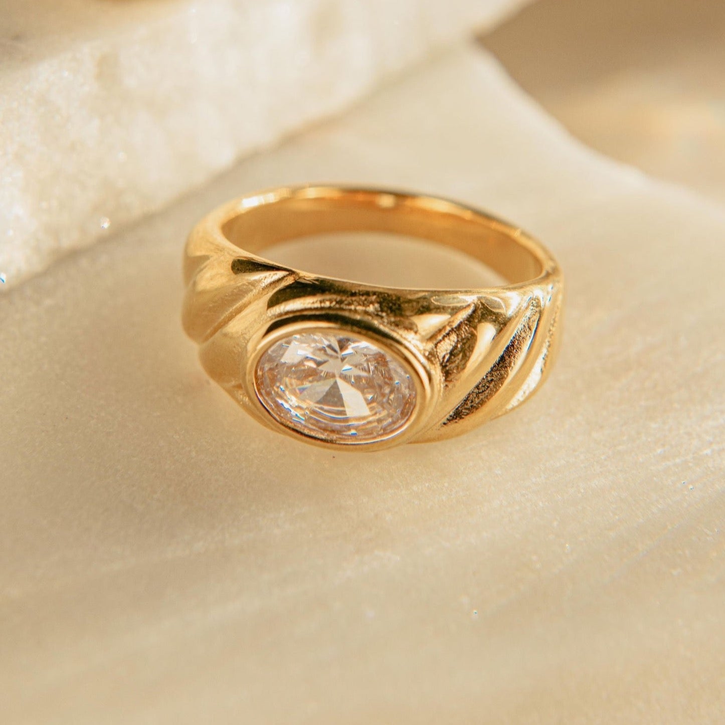 Lucerne Ring - Luisa Luxe gold jewellery