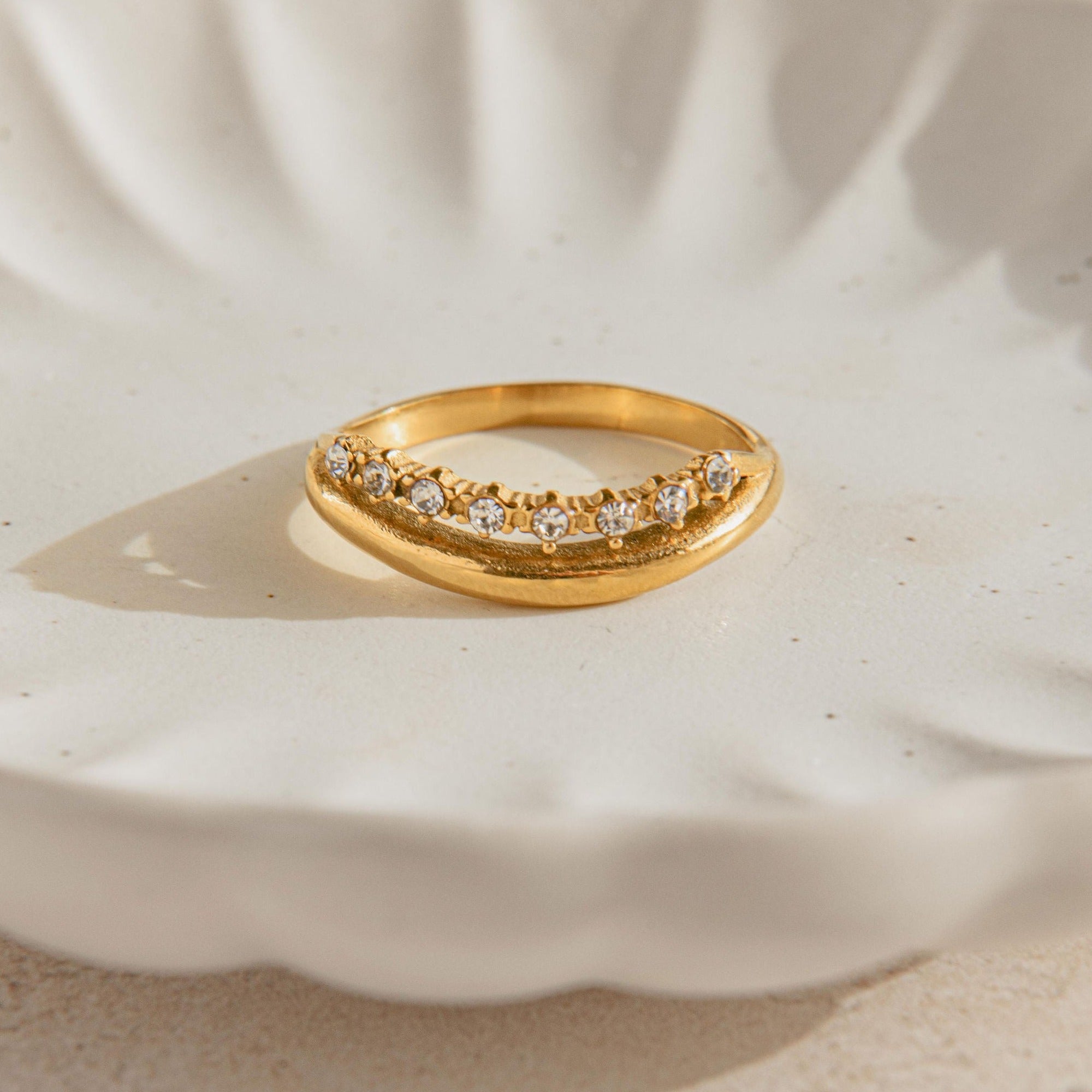 Lucy Ring - Luisa Luxe gold jewellery