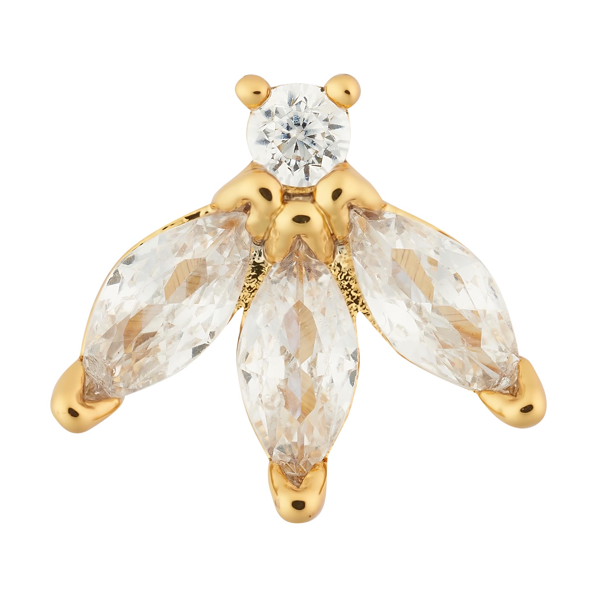 Lue Single Earring - Luisa Luxe gold jewellery