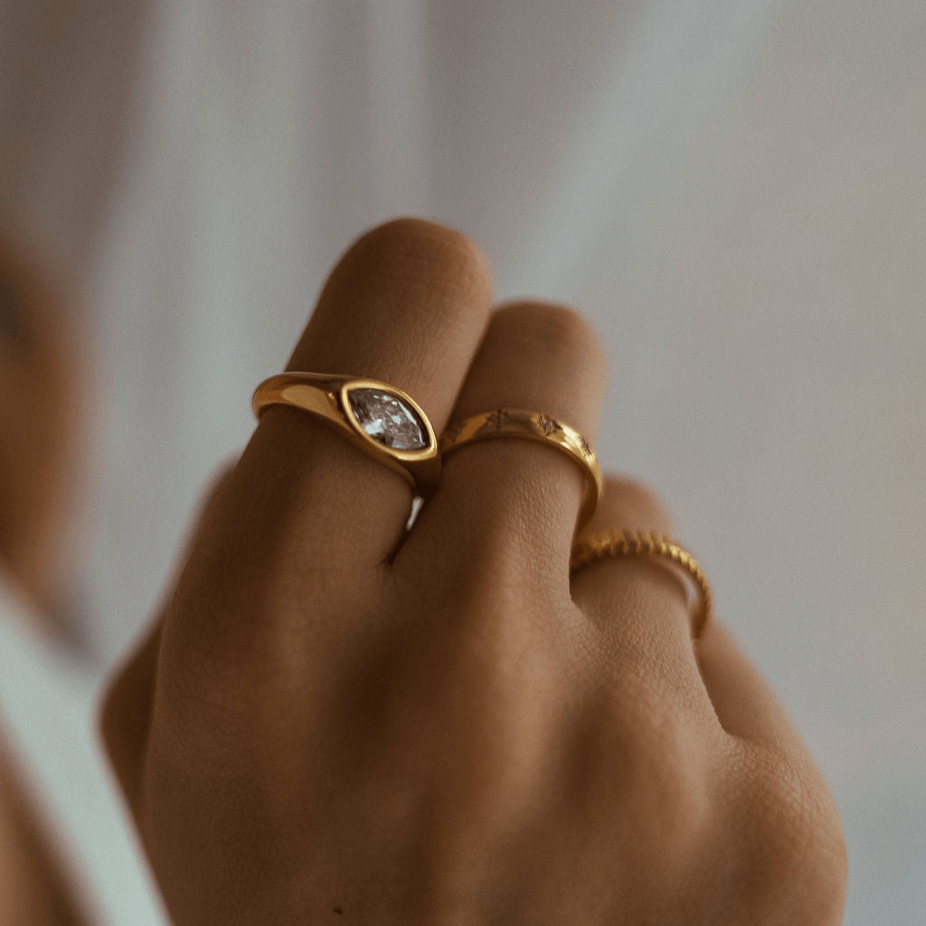 Luna Ring - Luisa Luxe gold jewellery