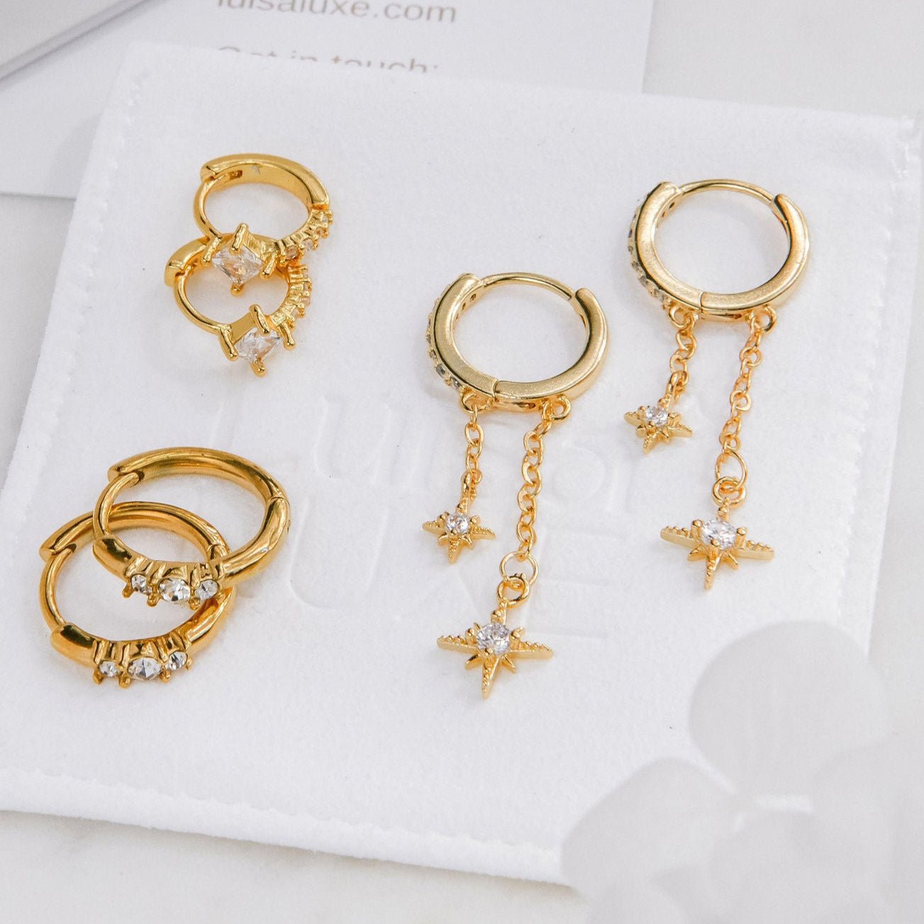 Mali Single Huggie - Luisa Luxe gold jewellery