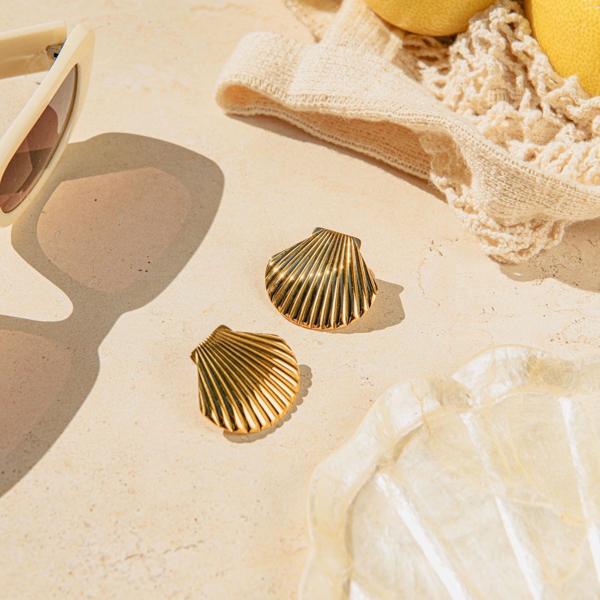 Mallorca Earrings - Luisa Luxe gold jewellery