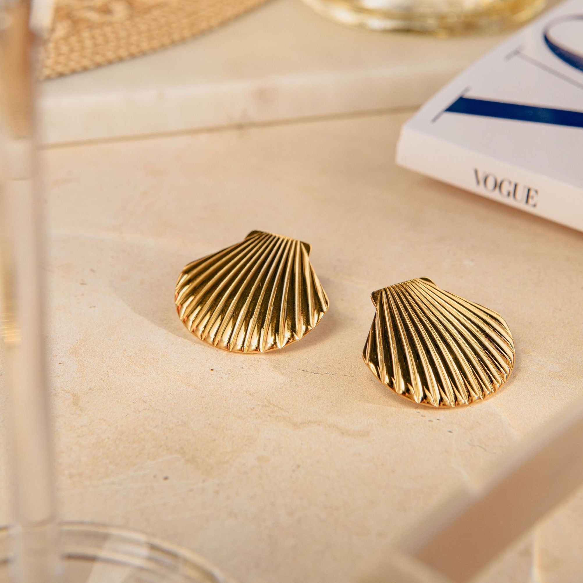Mallorca Earrings - Luisa Luxe gold jewellery