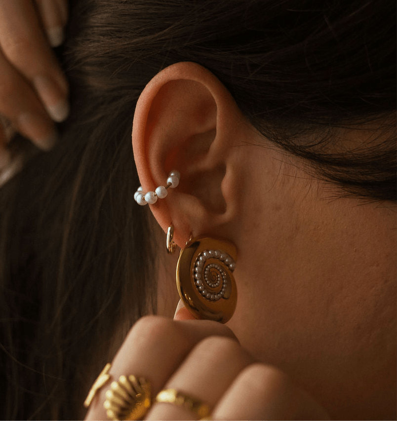 Mana Single Cuff - Luisa Luxe gold jewellery