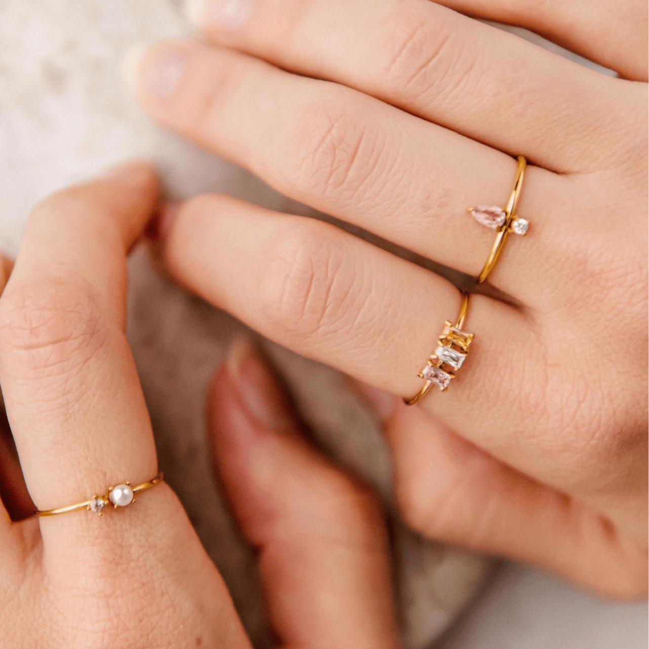 Mariella Ring - Luisa Luxe gold jewellery