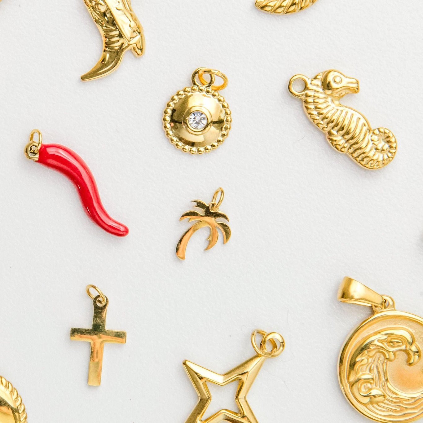 Medallion Charm - Luisa Luxe gold jewellery