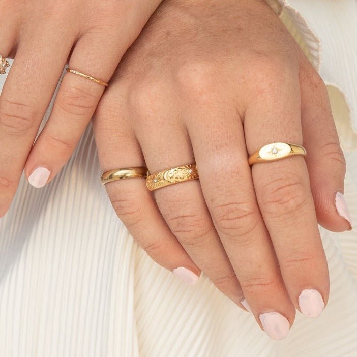 Midnight Ring - Luisa Luxe gold jewellery