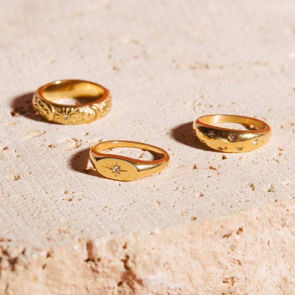 Midnight Ring - Luisa Luxe gold jewellery