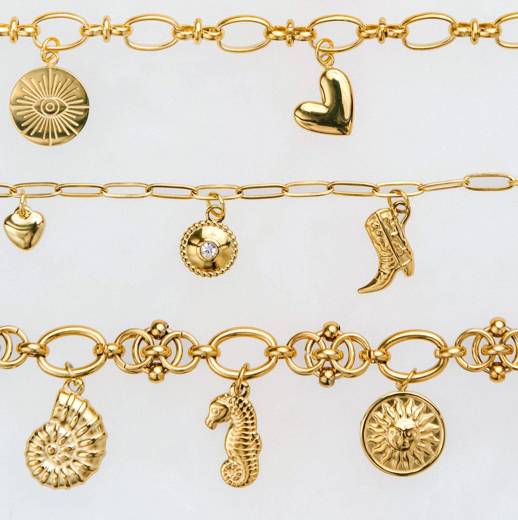 Nautilus Shell Charm - Luisa Luxe gold jewellery