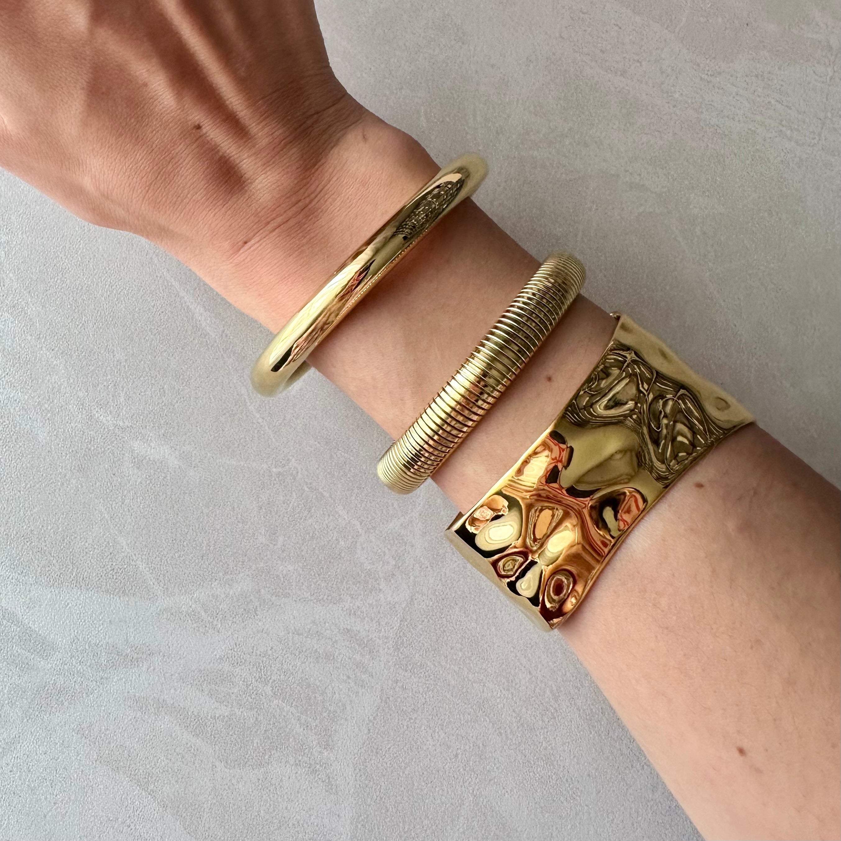 Paloma Bangle - Luisa Luxe gold jewellery