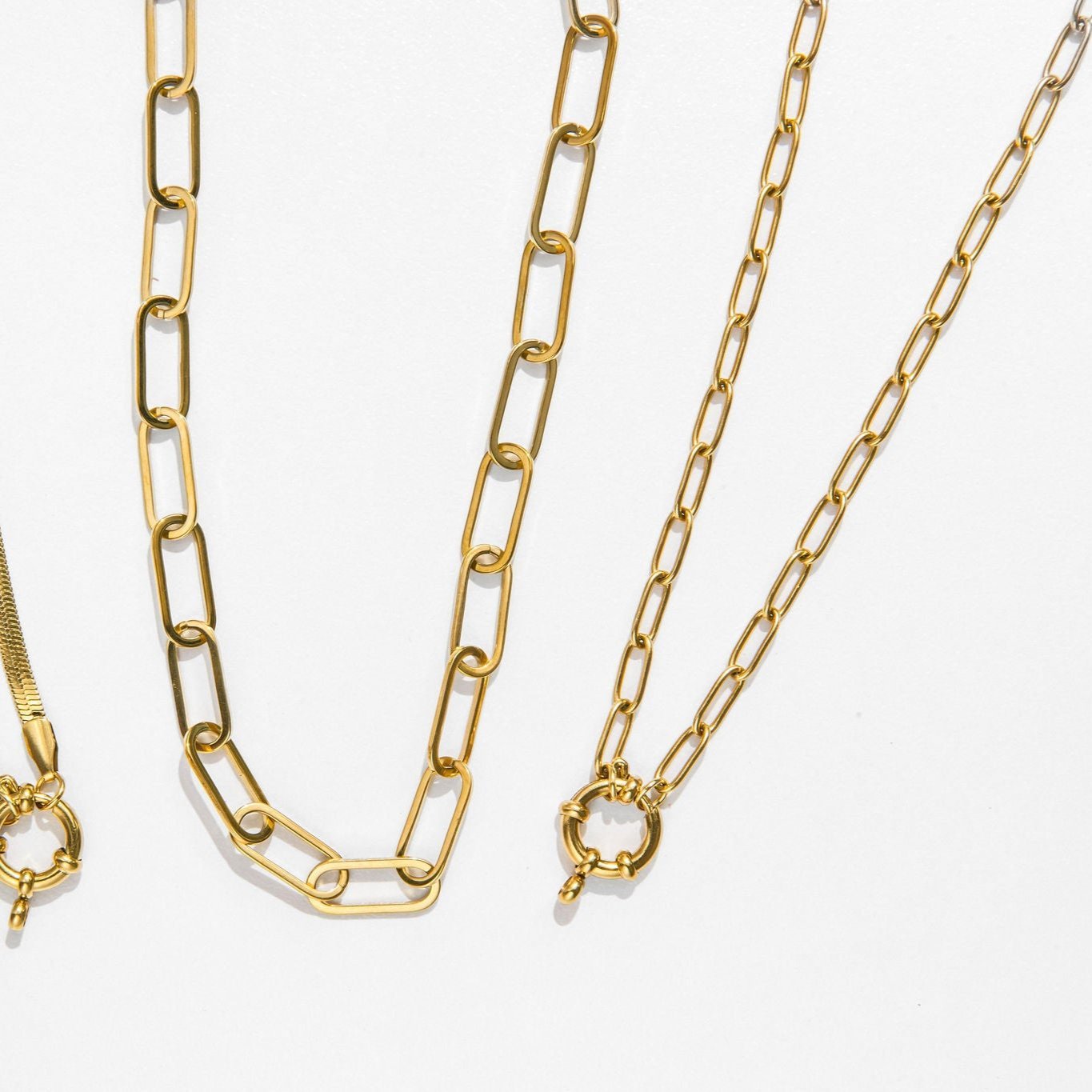 Paperclip Pendant Necklace - Luisa Luxe gold jewellery