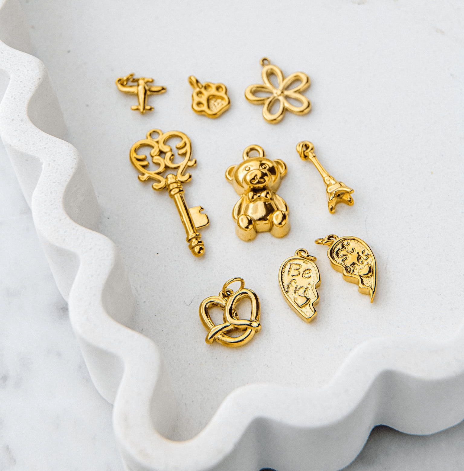 Plane Charm - Luisa Luxe gold jewellery