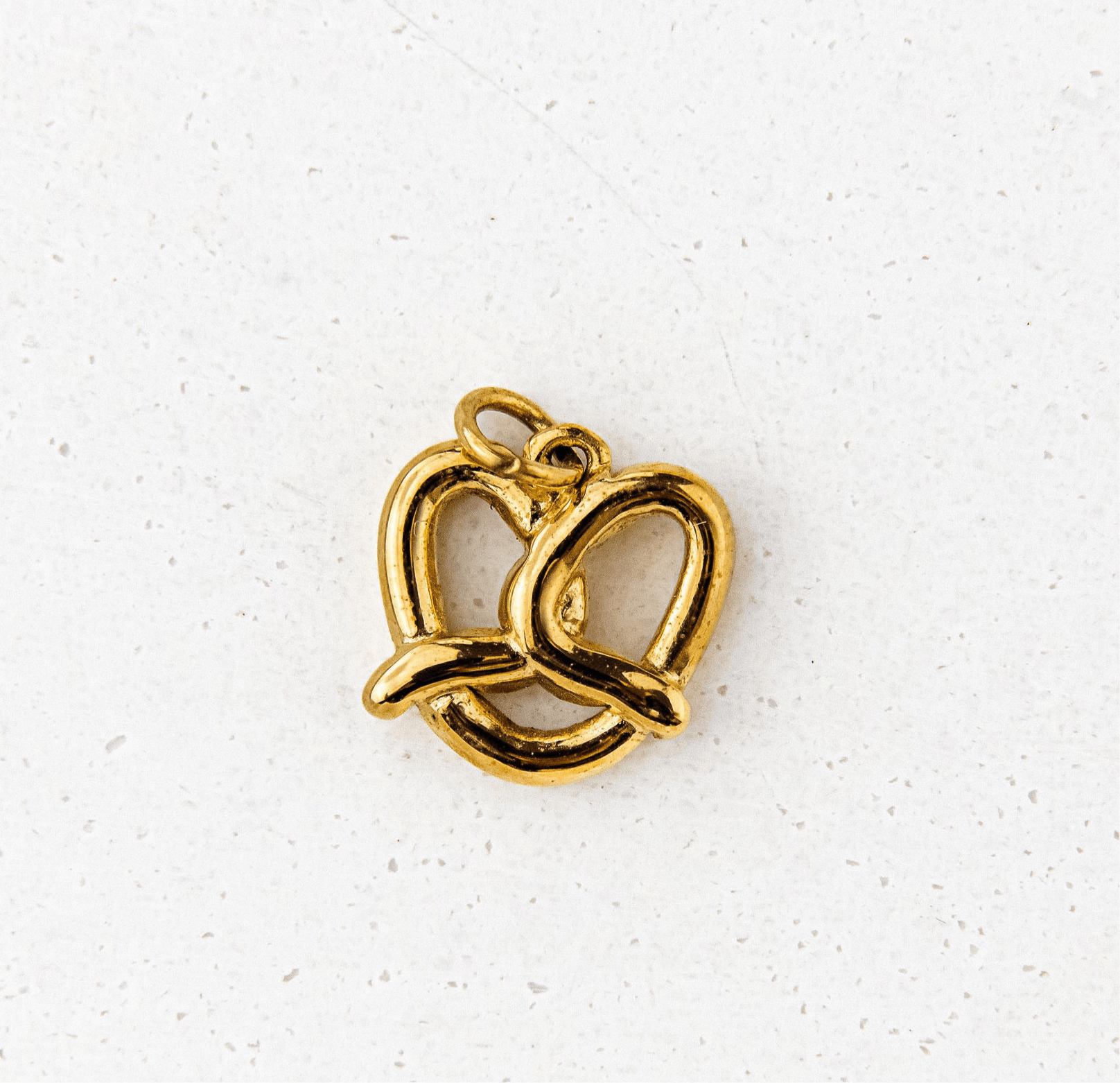 Pretzel Charm - Luisa Luxe gold jewellery