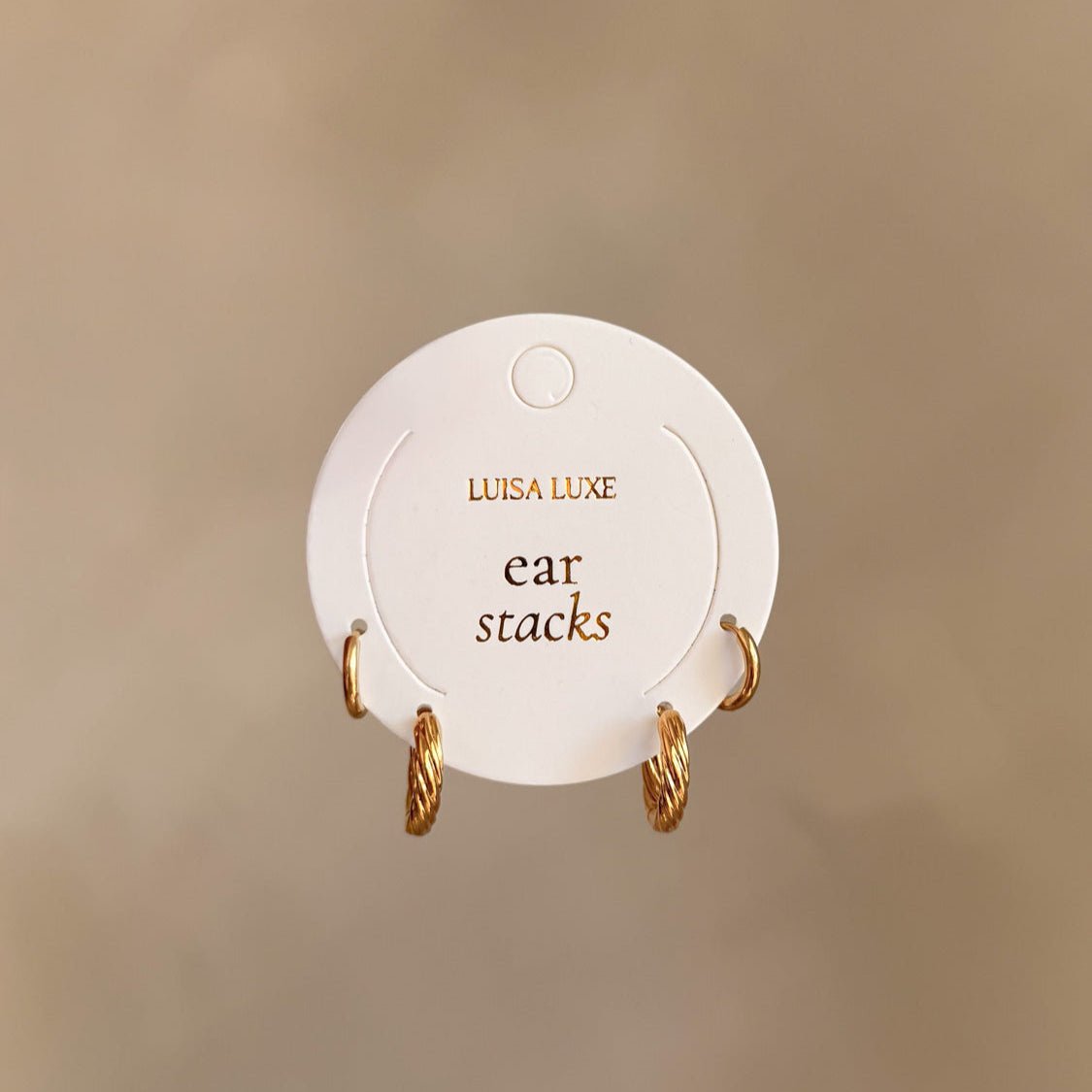 Rain & Dolly Earring Stack - Luisa Luxe gold jewellery