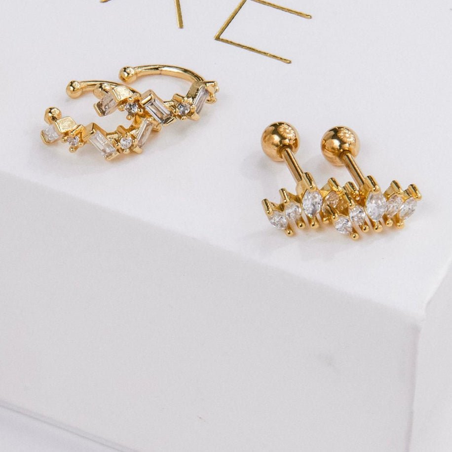 Rosa Single Cuff - Luisa Luxe gold jewellery