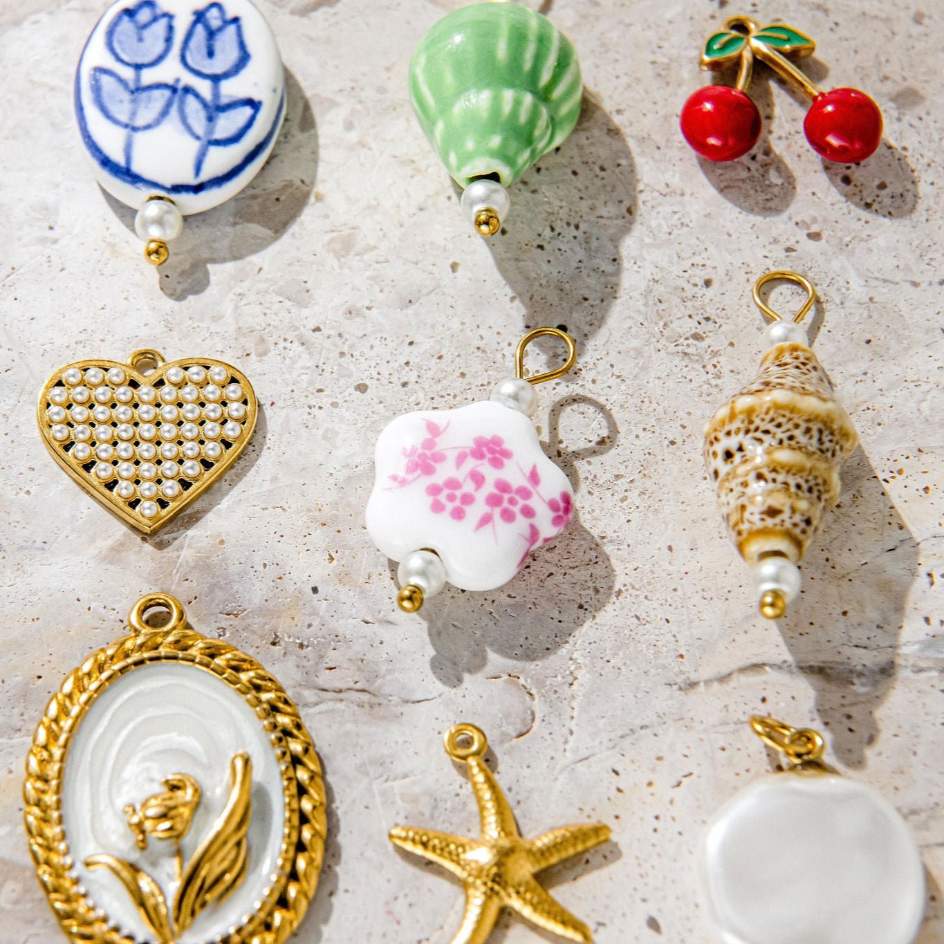 Sakura Charm - Luisa Luxe gold jewellery