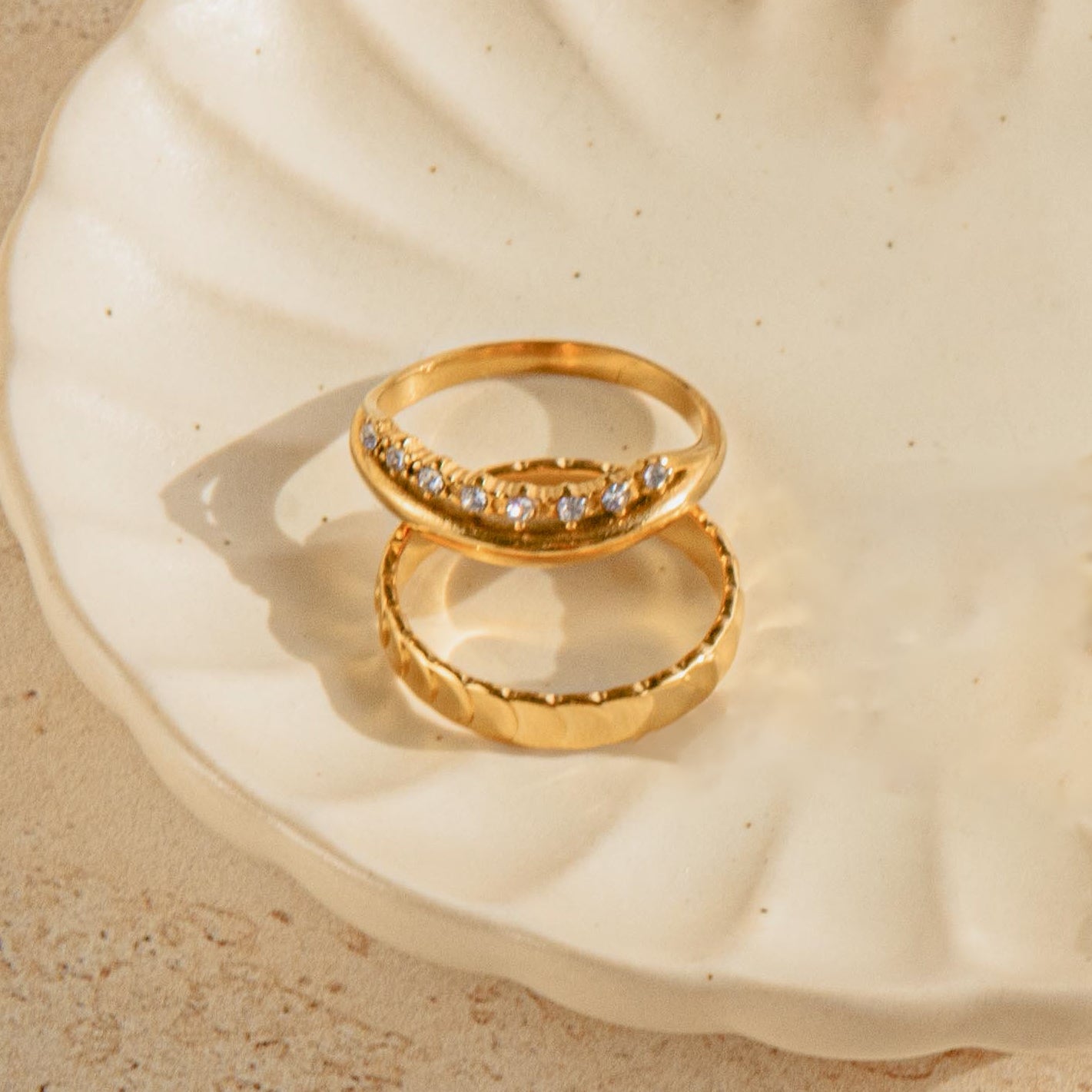 Sally Ring - Luisa Luxe gold jewellery