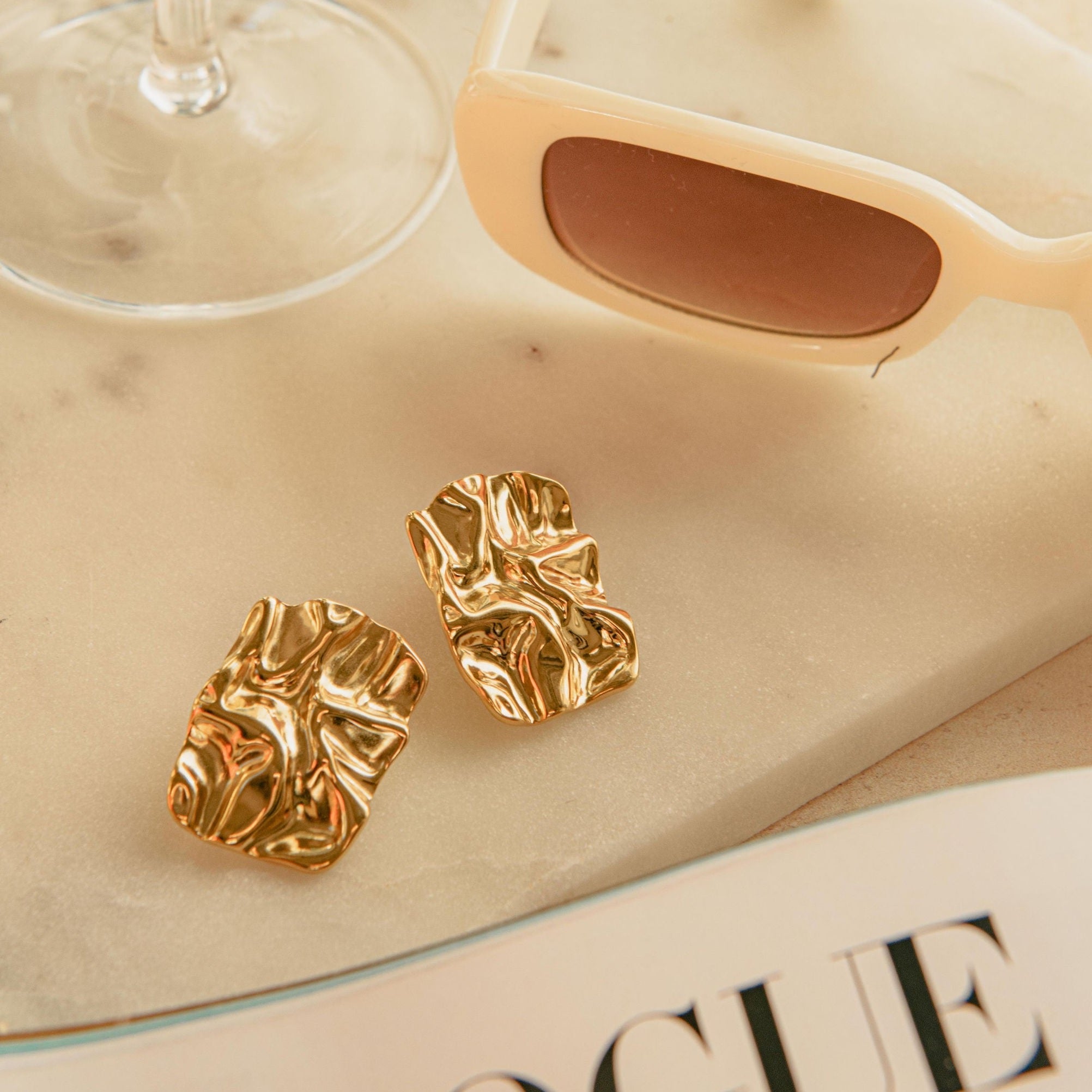Sorrento Earrings - Luisa Luxe gold jewellery