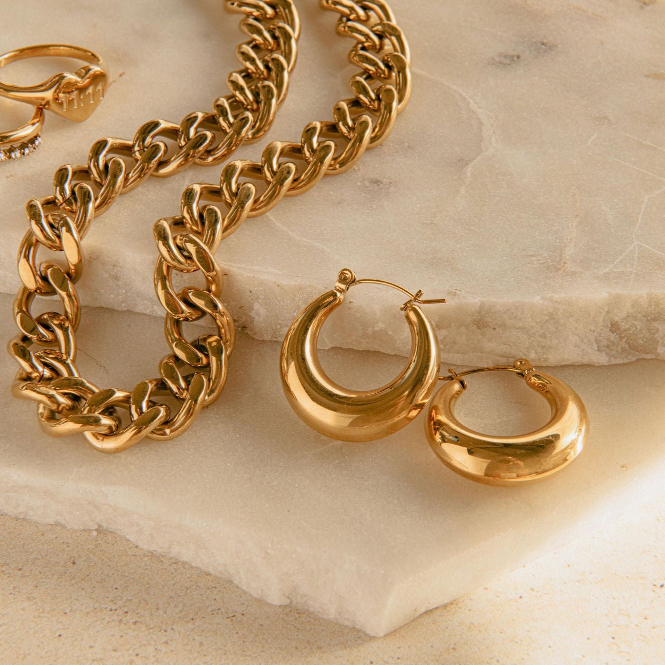 Stevie Earrings - Luisa Luxe gold jewellery