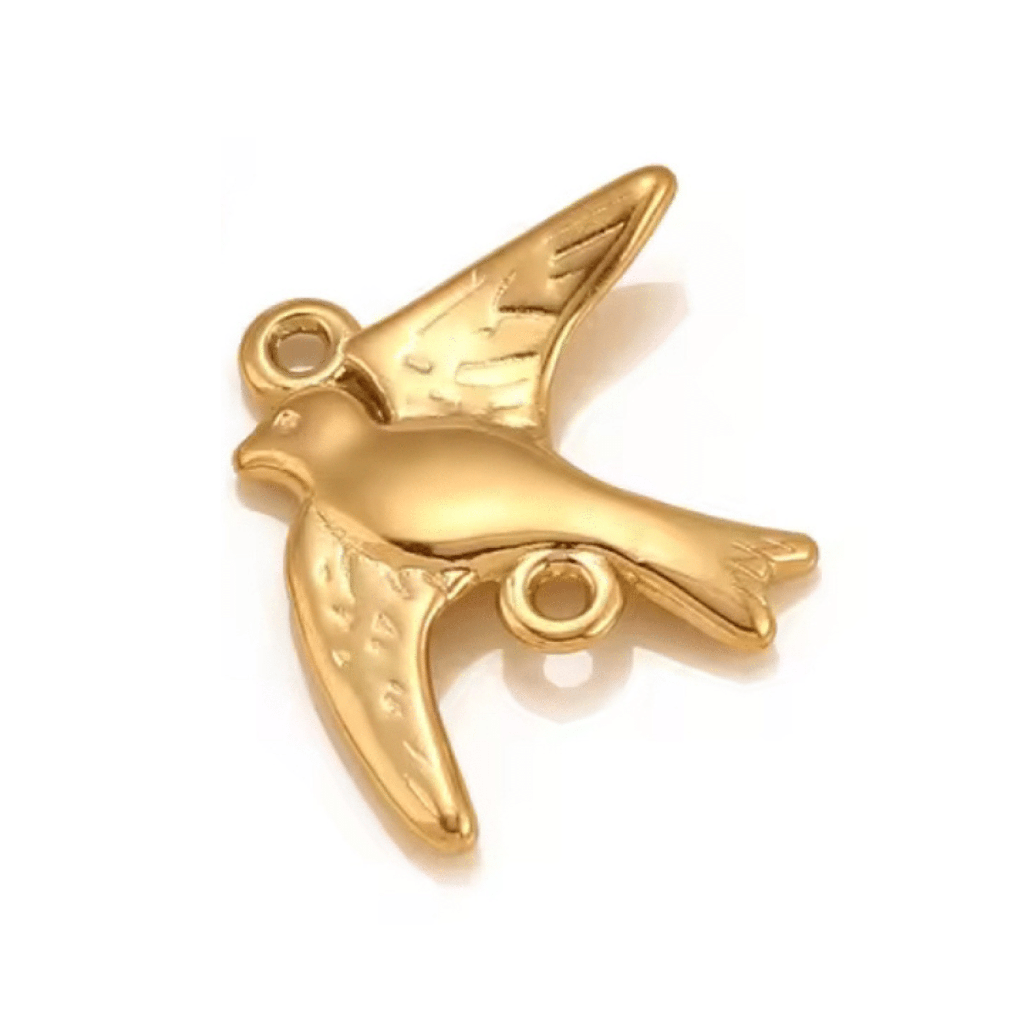 Swallow Charm - Luisa Luxe gold jewellery
