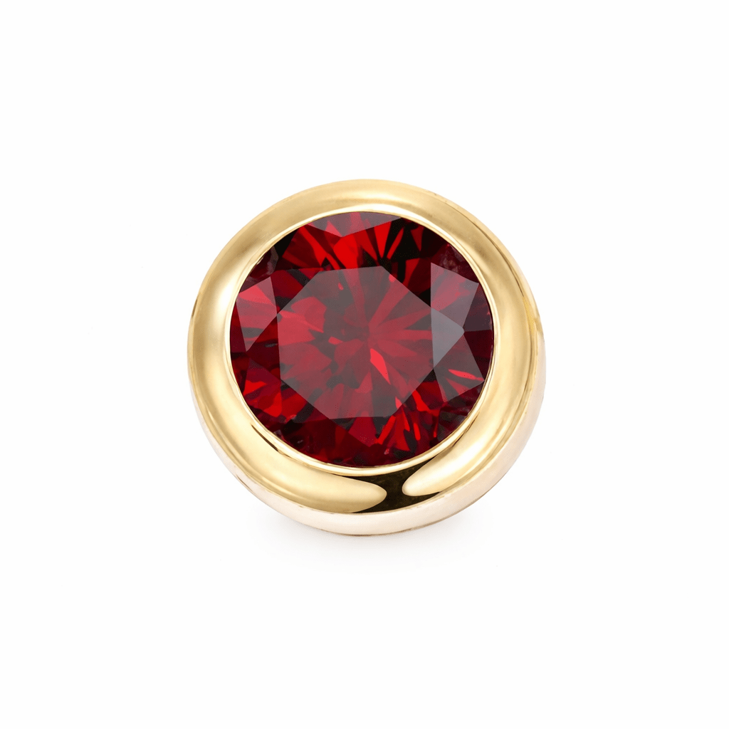 Threaded Birthstone Charm - Luisa Luxe gold jewellery