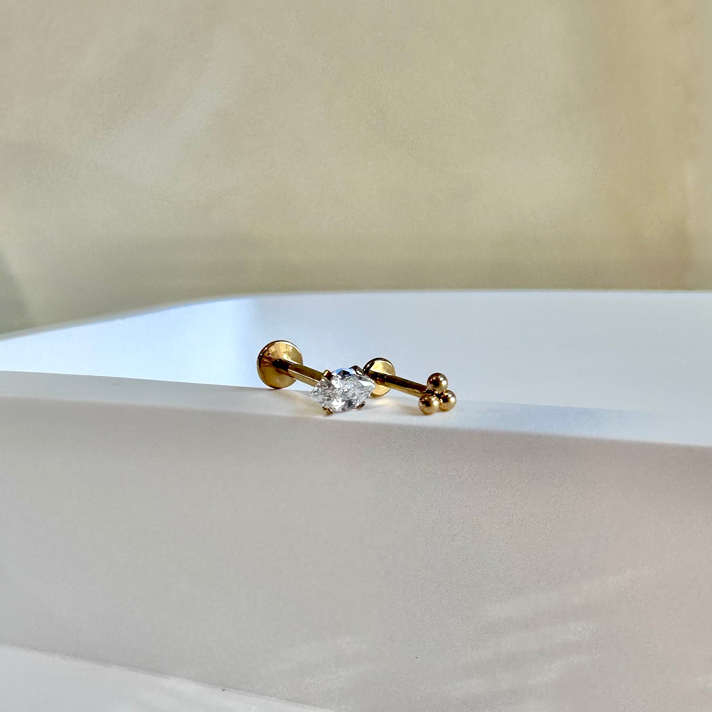 Zeph Single Earring - Luisa Luxe gold jewellery