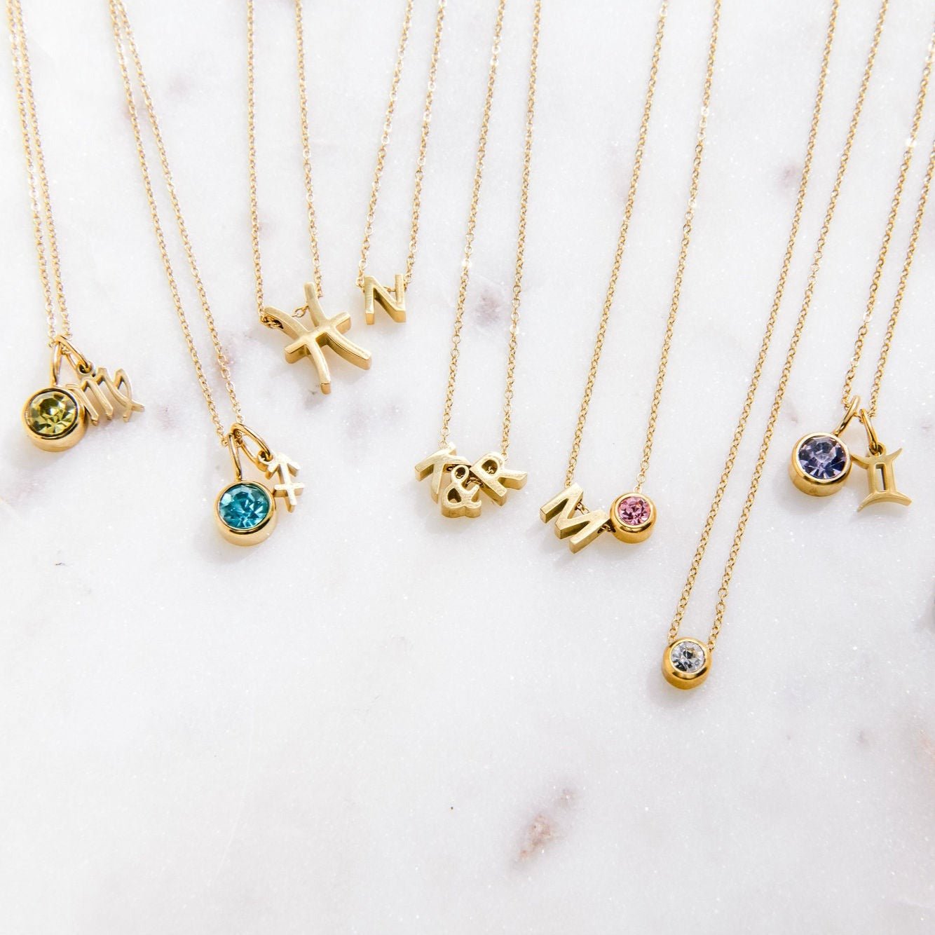 Zodiac Charm Necklace - Luisa Luxe gold jewellery