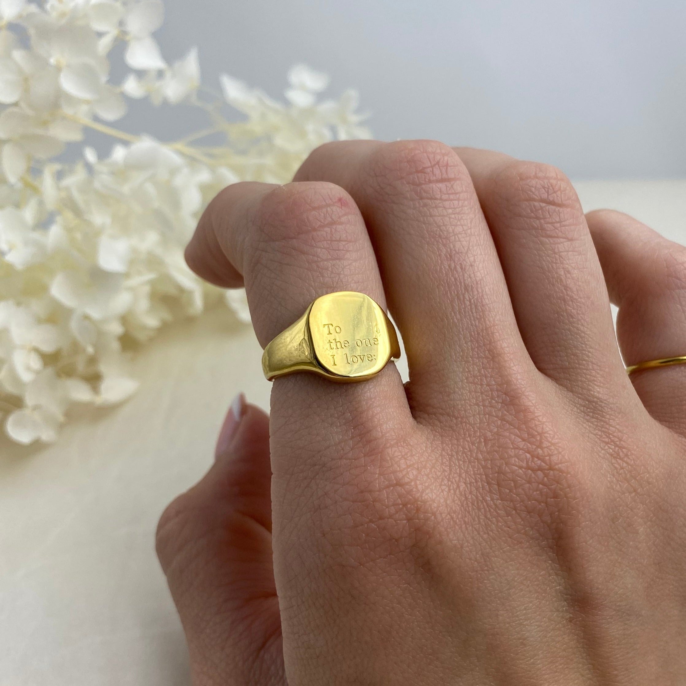 To The One I Love Ring - Luisa Luxe gold jewellery