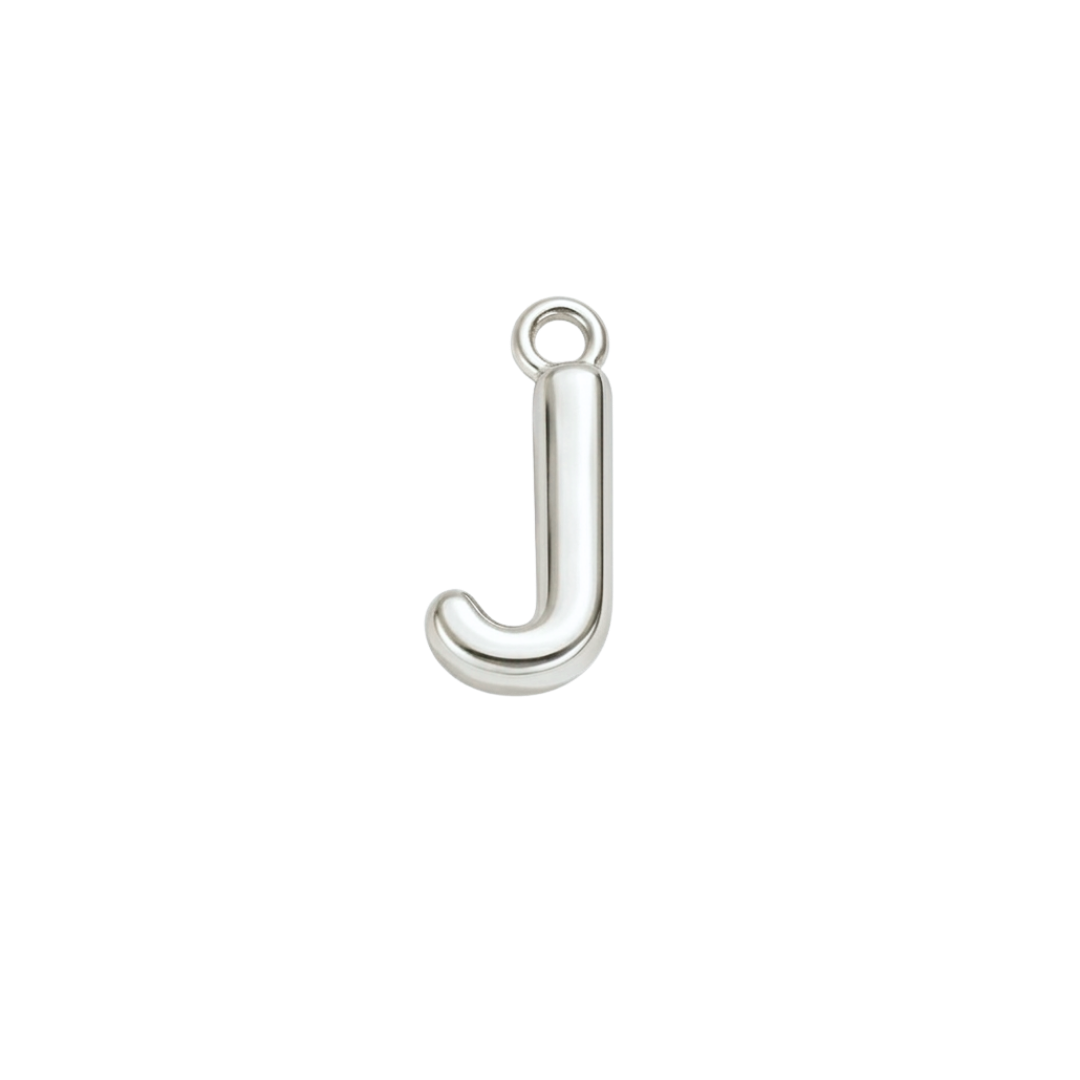 Silver Mini Initial Charm