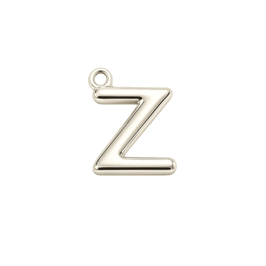Silver Mini Initial Charm - Z