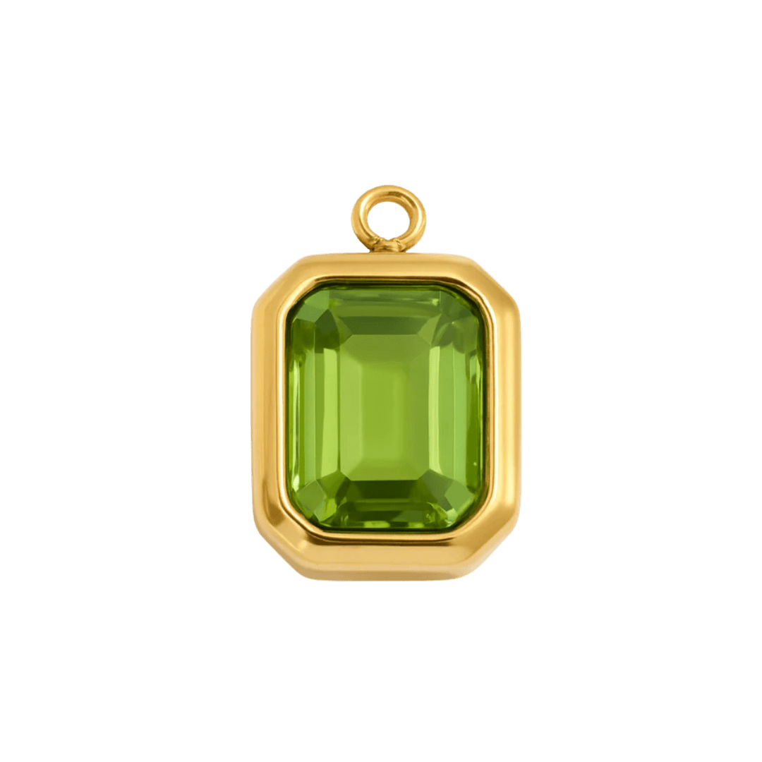 Pendant Birthstone Charm - Luisa Luxe gold jewellery