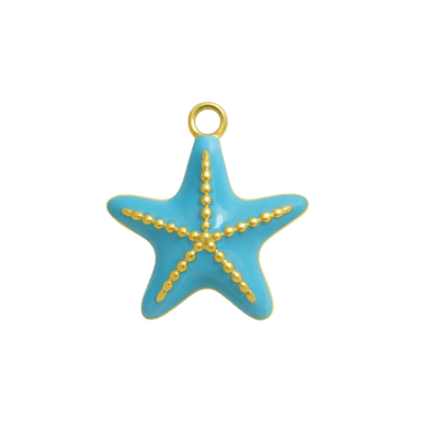 Blue Starfish Charm
