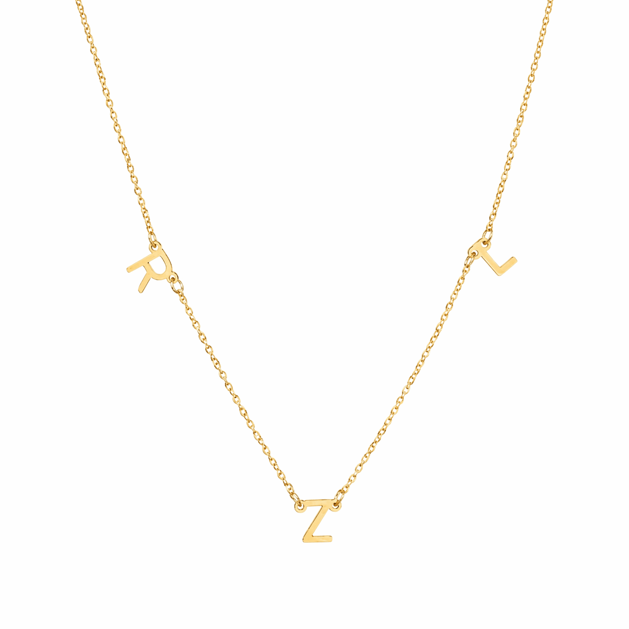 Custom Fine Initial Necklace