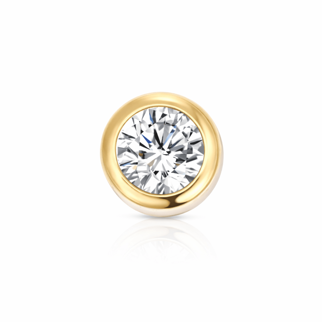 Threaded Birthstone Charm - Luisa Luxe gold jewellery