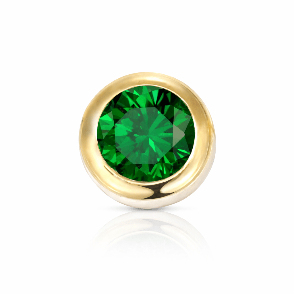 Threaded Birthstone Charm - Luisa Luxe gold jewellery