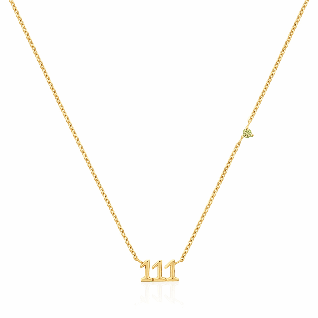 Angel Numbers Necklace - Luisa Luxe gold jewellery