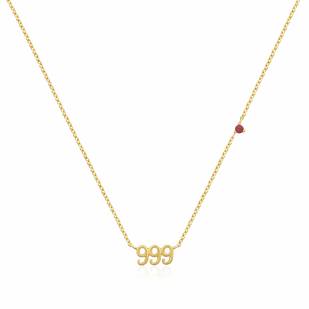 Angel Numbers Necklace - Luisa Luxe gold jewellery