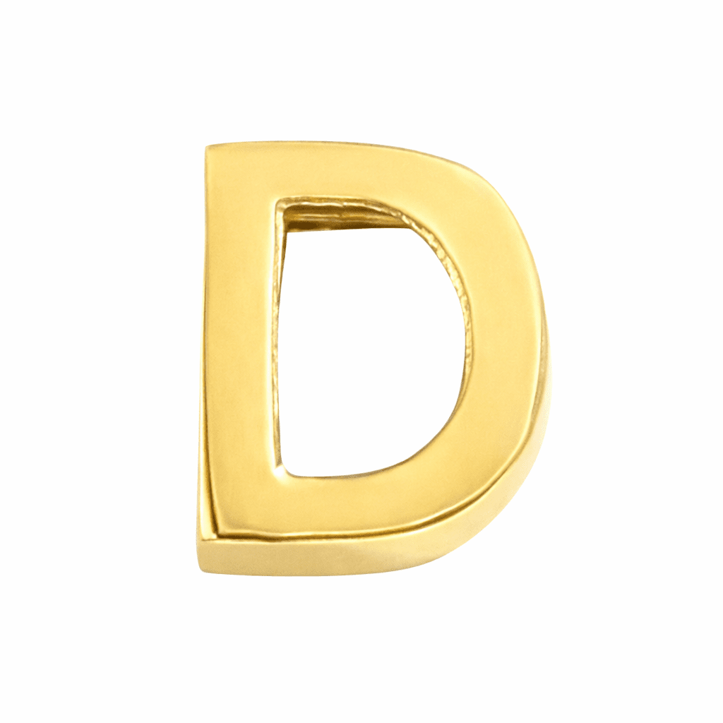 Initial Threader Charm - Luisa Luxe gold jewellery