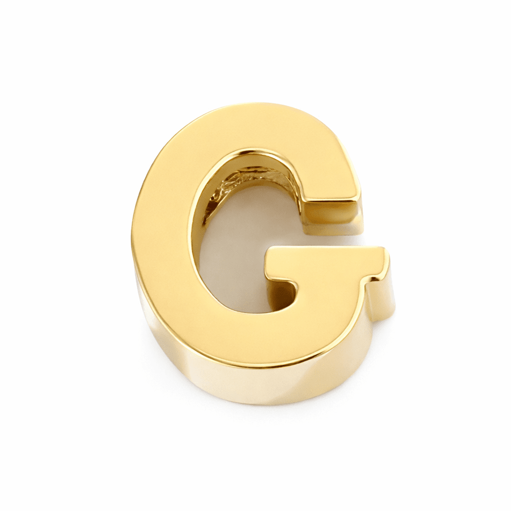 Initial Threader Charm - Luisa Luxe gold jewellery