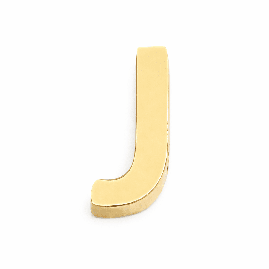 Initial Threader Charm - Luisa Luxe gold jewellery